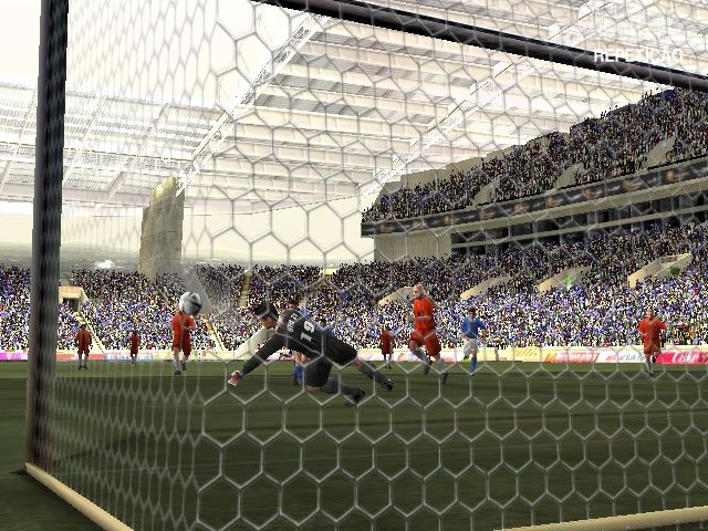 UEFA Euro 2004 Portugal (Windows) screenshot: Replaying a goal