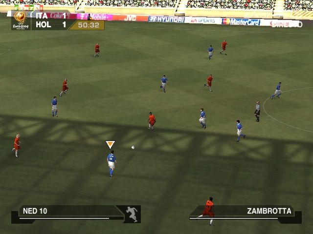 UEFA Euro 2004 Portugal (Windows) screenshot: TV Camera