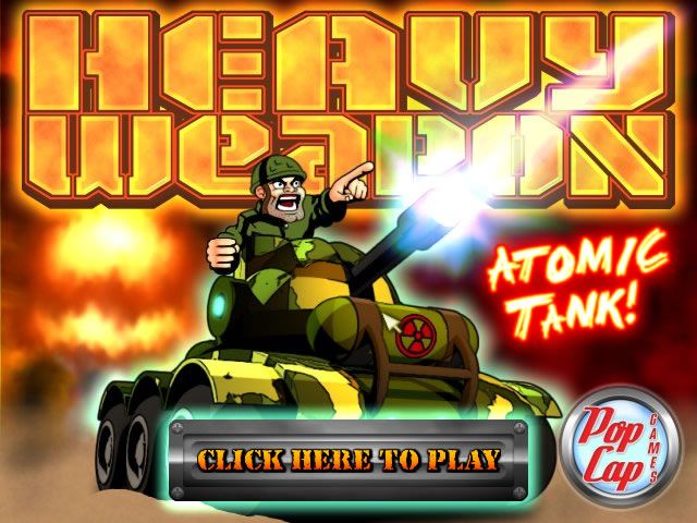 Heavy Weapon Deluxe (Windows) screenshot: Title screen