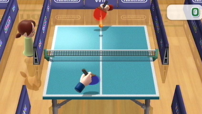 Wii Play (Wii) screenshot: How about a round of Table Tennis?