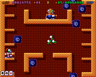 Super Methane Bros (Amiga) screenshot: High platform