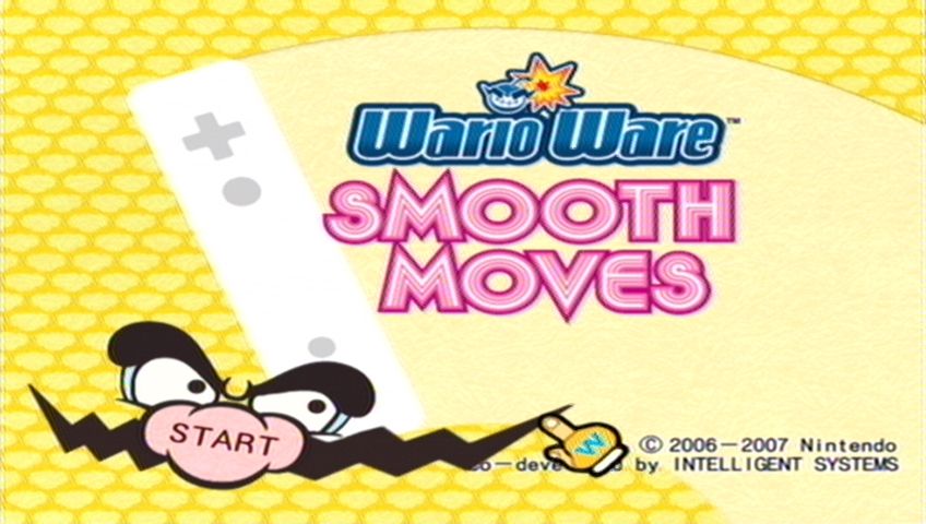 WarioWare: Smooth Moves (Wii) screenshot: Title screen