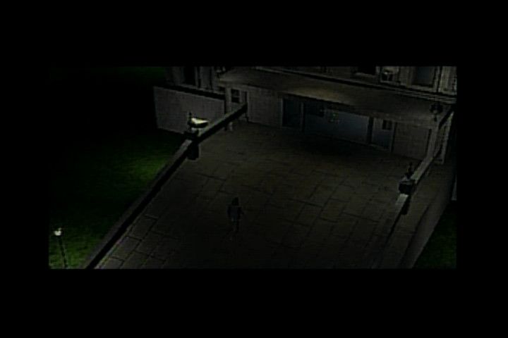D (SEGA Saturn) screenshot: Laura enters the hospital