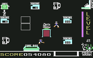 Spare Change (Commodore 64) screenshot: Level 2