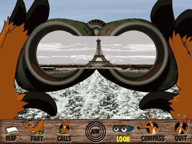 Deer Avenger (Windows) screenshot: "These are really good binoculars."