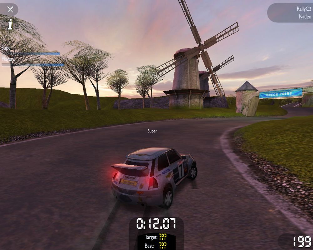 TrackMania United (Windows) screenshot: Rally environment