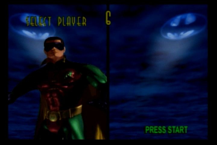 Batman Forever (SEGA Saturn) screenshot: Character select -- Robin