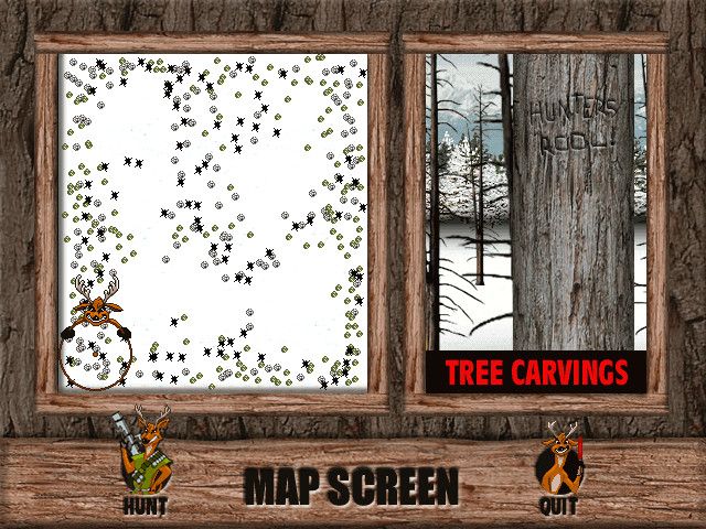 Deer Avenger (Windows) screenshot: More hunter markings