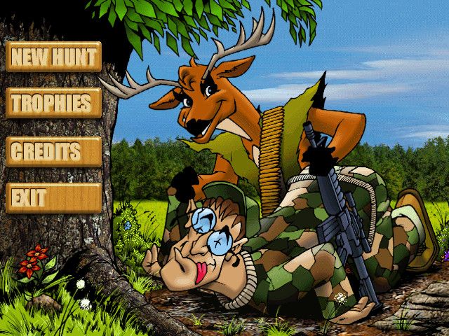 Deer Avenger (Windows) screenshot: Main menu