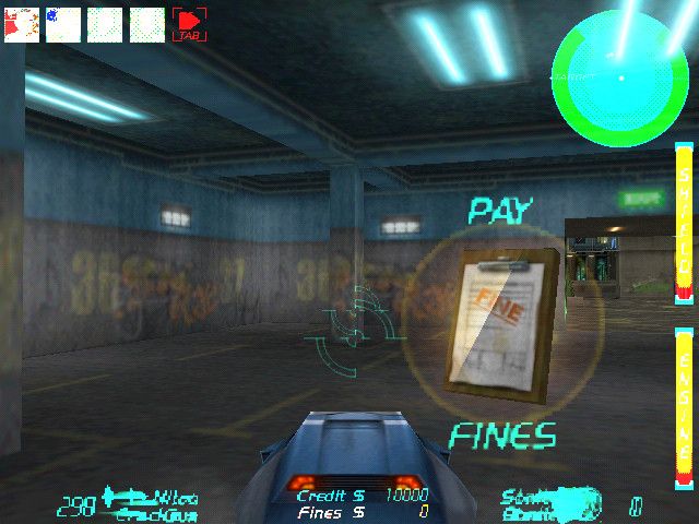 BHunter (Windows) screenshot: This is where you come to pay your fines