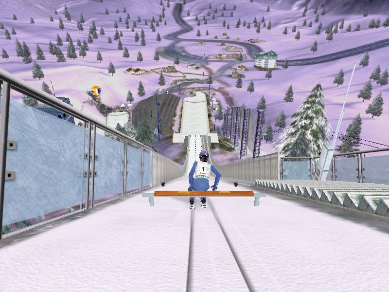 Ski Jumping 2004 (Windows) screenshot: Getting ready