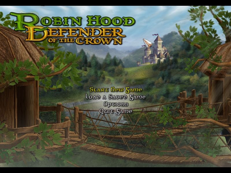 Robin Hood: Defender of the Crown (Windows) screenshot: Main menu
