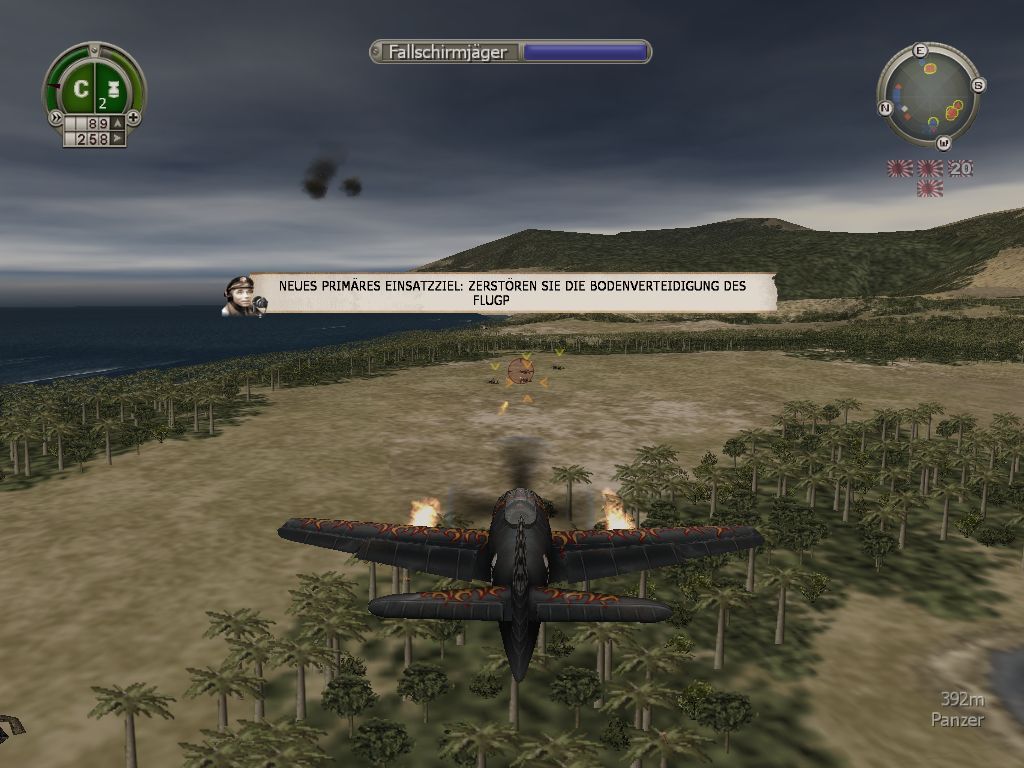 Heroes of the Pacific (Windows) screenshot: Ground attack