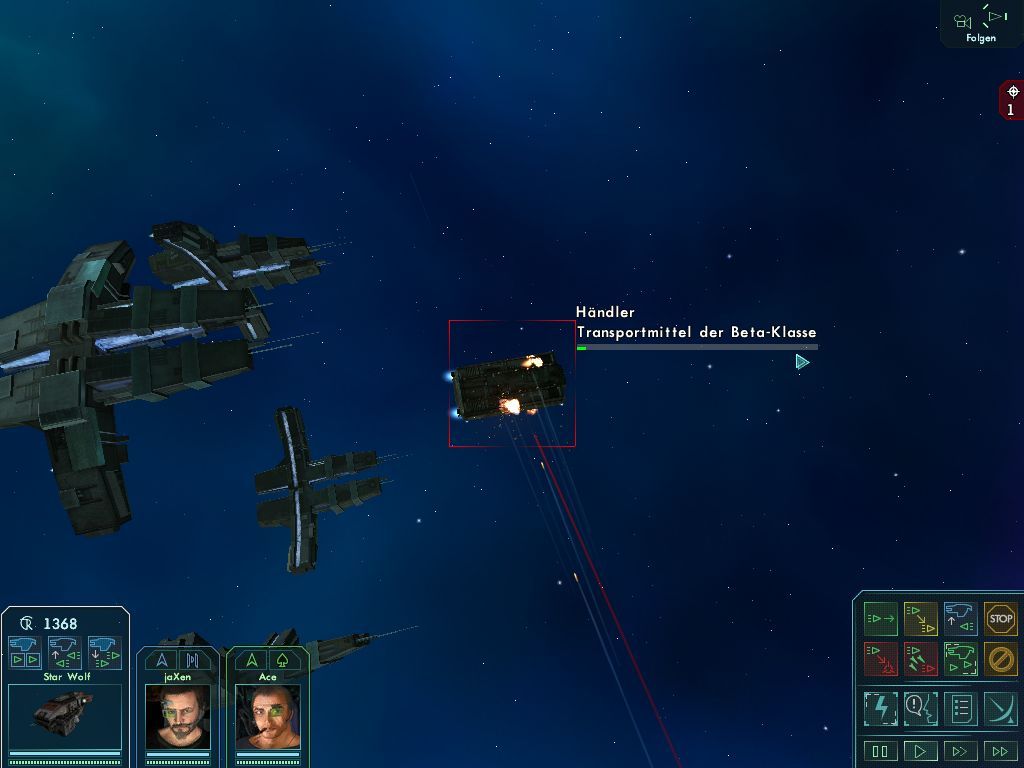 Star Wolves (Windows) screenshot: Hmm I'm the pirate today!