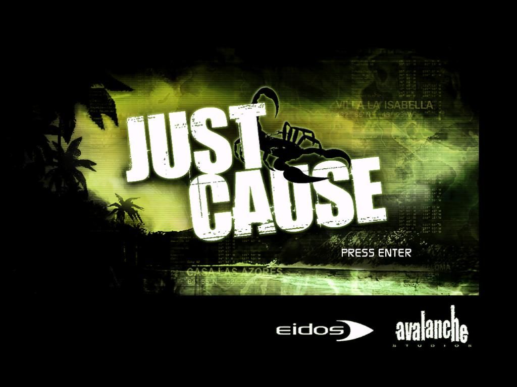 Just Cause (Windows) screenshot: Title screen