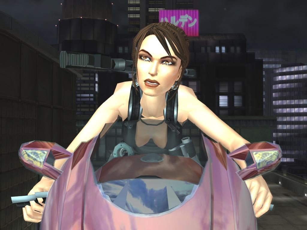 Lara Croft: Tomb Raider - Legend (Windows) screenshot: Nice... bike.