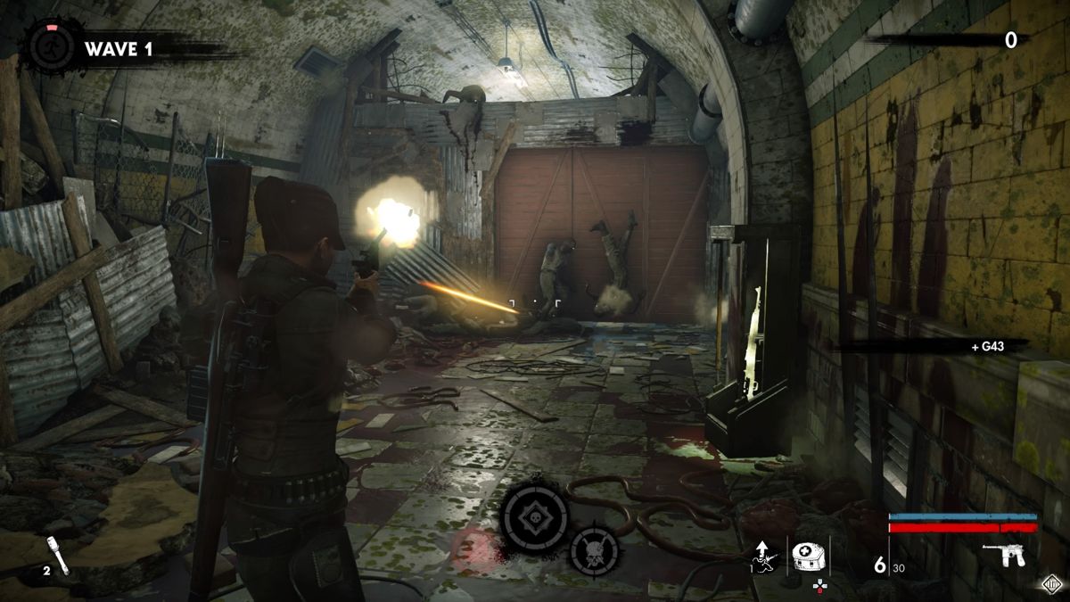 Zombie Army 4: Dead War (PlayStation 4) screenshot: Horde Mode