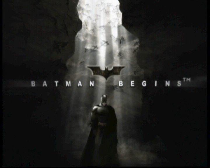 Batman Begins (Xbox) screenshot: Title screen