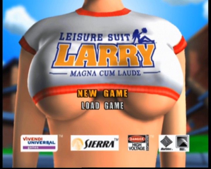 Leisure Suit Larry: Magna Cum Laude (Uncut and Uncensored!) (Xbox) screenshot: Main menu