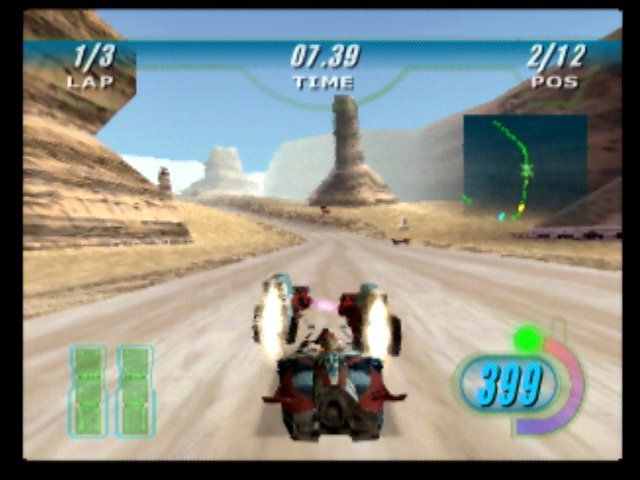 Star Wars: Episode I - Racer (Nintendo 64) screenshot: Starting the race