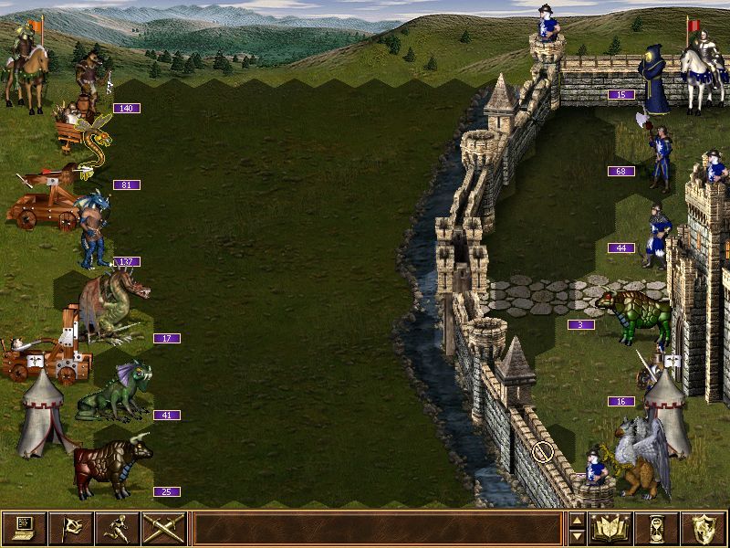 Heroes Chronicles: The Final Chapters (Windows) screenshot: As usual, Mudlander fight Erathians