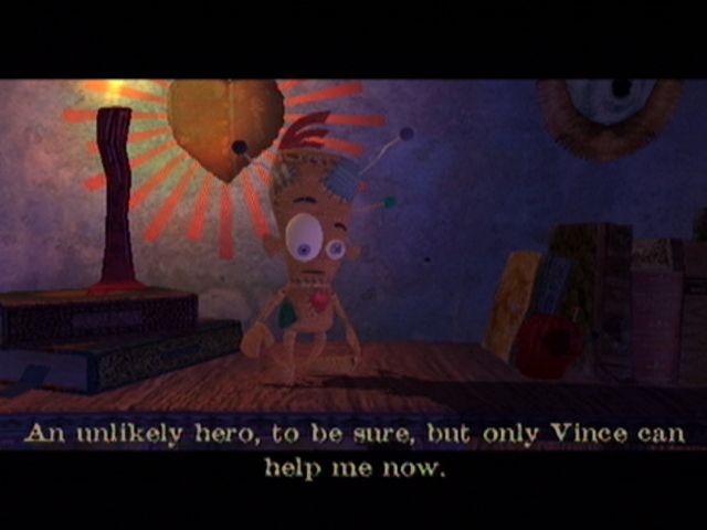 Voodoo Vince (Xbox) screenshot: Our hero