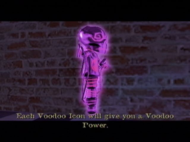 Voodoo Vince (Xbox) screenshot: These Icons give you another Voodoo Power to use.
