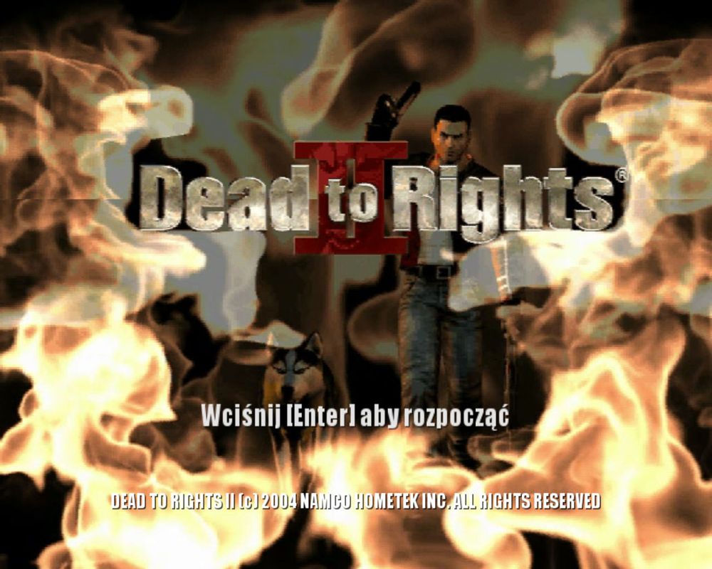 Dead to Rights II (Windows) screenshot: Title screen