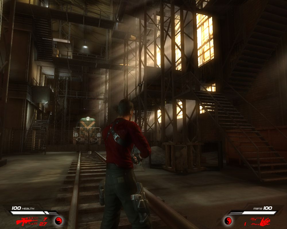 Infernal (Windows) screenshot: The game includes some nice light and shadow effects