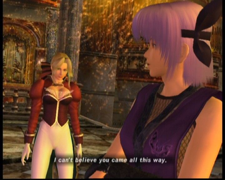 Dead or Alive: Ultimate (Xbox) screenshot: Certain characters have more than a reason to fight one another.