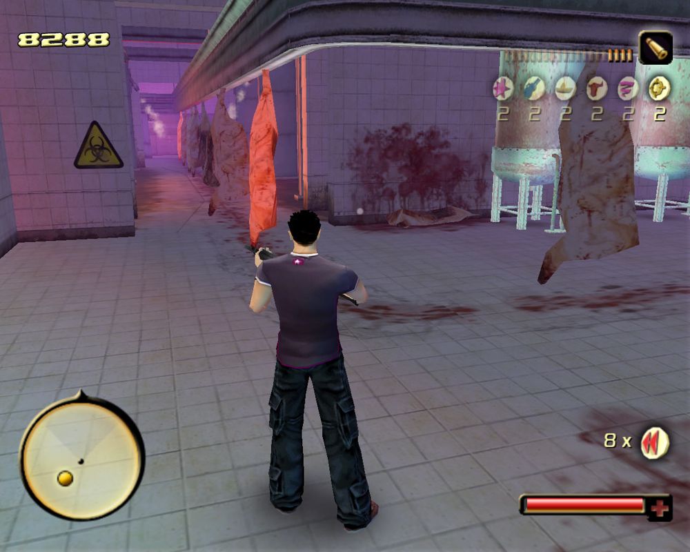Total Overdose: A Gunslinger's Tale in Mexico (Windows) screenshot: The meat factory.