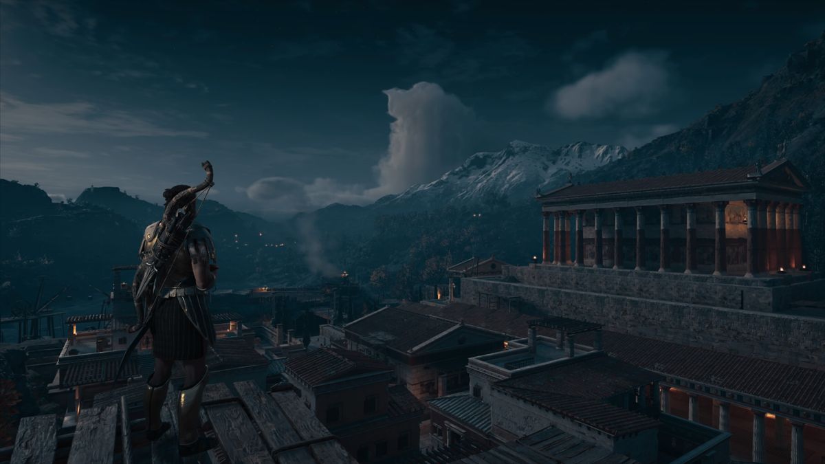 Assassin's Creed: Odyssey - Legacy of the First Blade (PlayStation 4) screenshot: Episode 1: Dealing with the wolves attacking the city