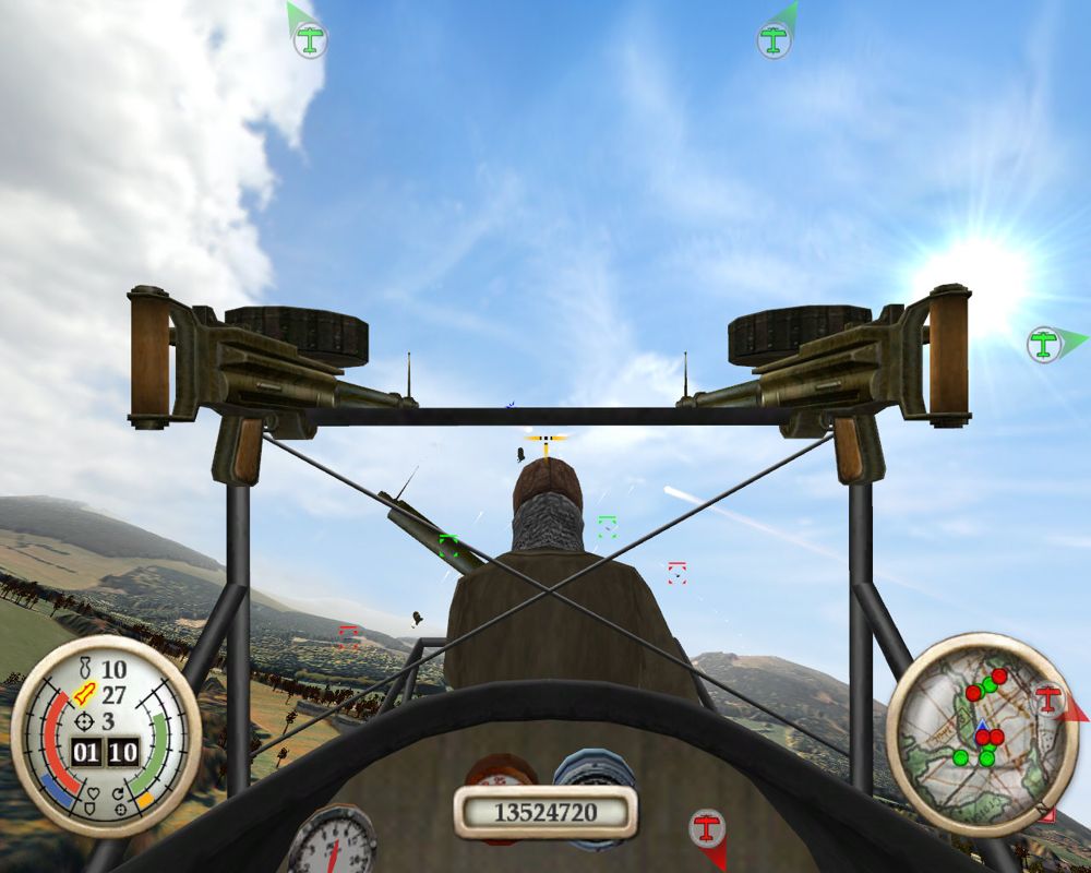 Wings of War (Windows) screenshot: That's my gunner up front