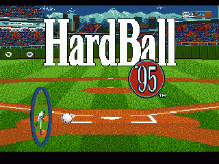 HardBall 5 (Genesis) screenshot: Title screen