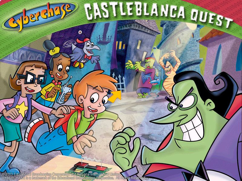 Cyberchase: Castleblanca Quest (Windows) screenshot: Title screen