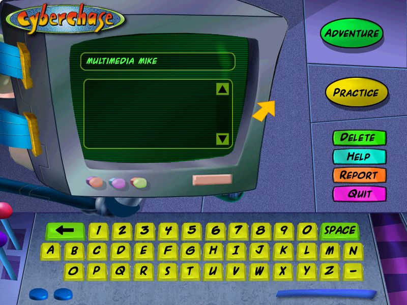 Cyberchase: Castleblanca Quest (Windows) screenshot: Main menu