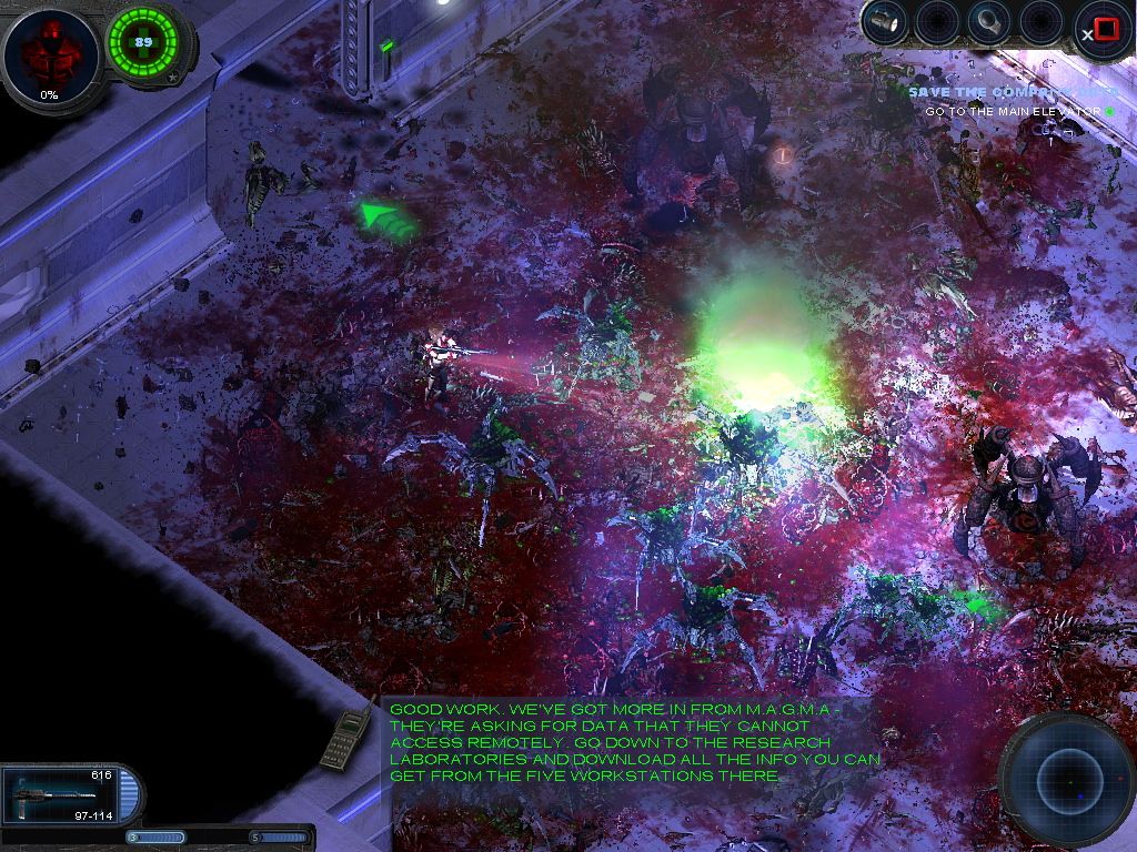 Screenshot of Alien Shooter Vengeance (Windows, 2006) MobyGames