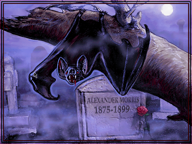 Dracula Unleashed (DOS) screenshot: GAME OVER!