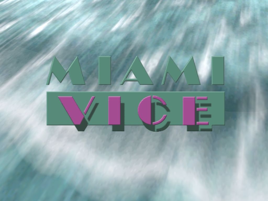 Miami Vice (Windows) screenshot: Title screen.
