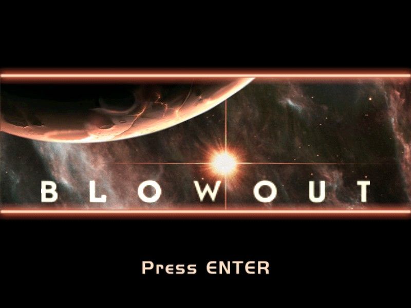 Blowout (Windows) screenshot: Title screen