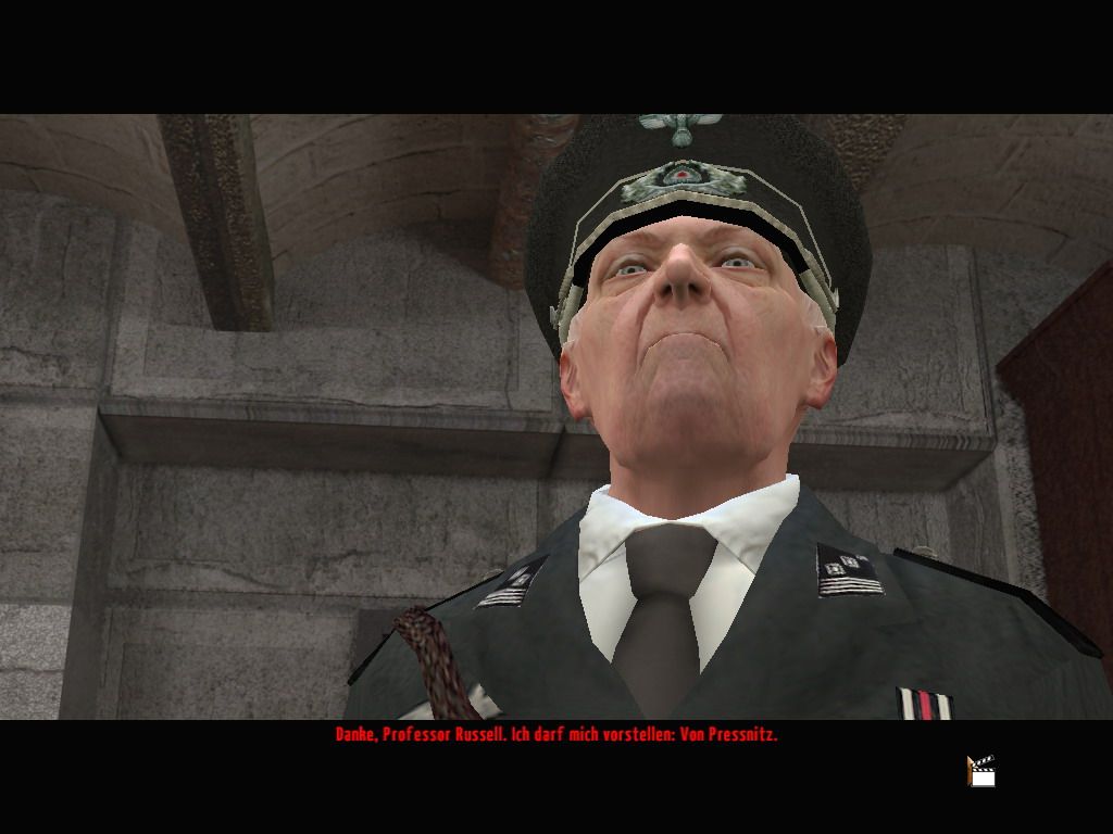 Undercover: Operation Wintersun (Windows) screenshot: Von Pressnitz, the bad guy