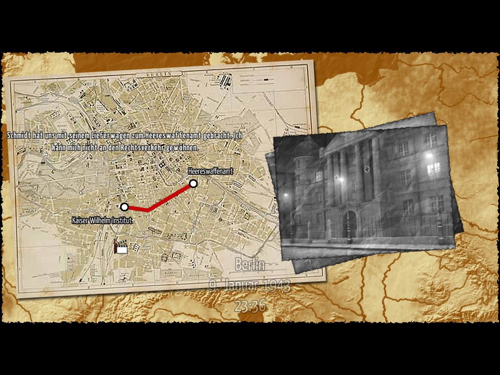 Undercover: Operation Wintersun (Windows) screenshot: The map of Berlin