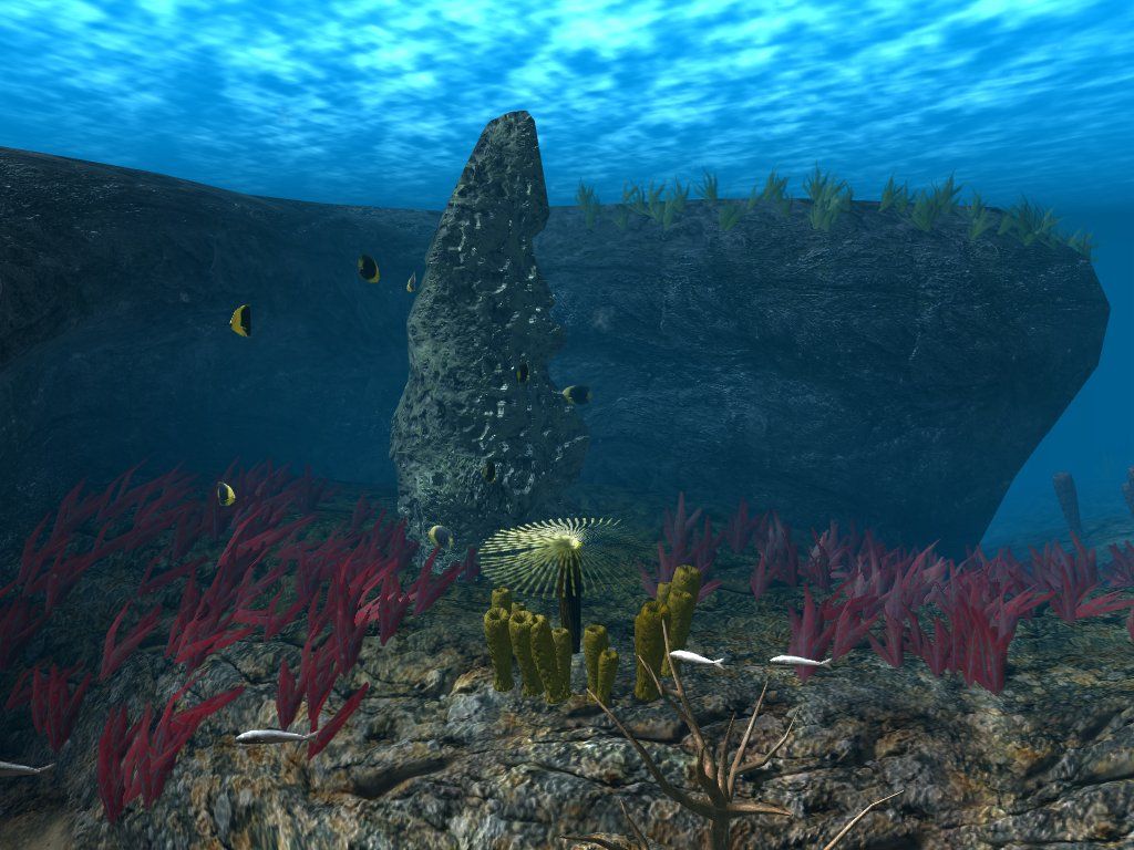OceanDive (Windows) screenshot: sea obelisk - sort of