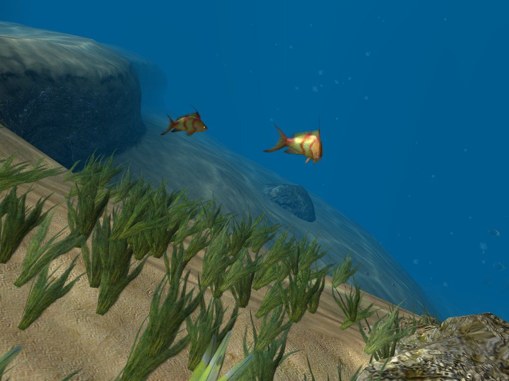 OceanDive (Windows) screenshot: simple sea bed (from screen saver)