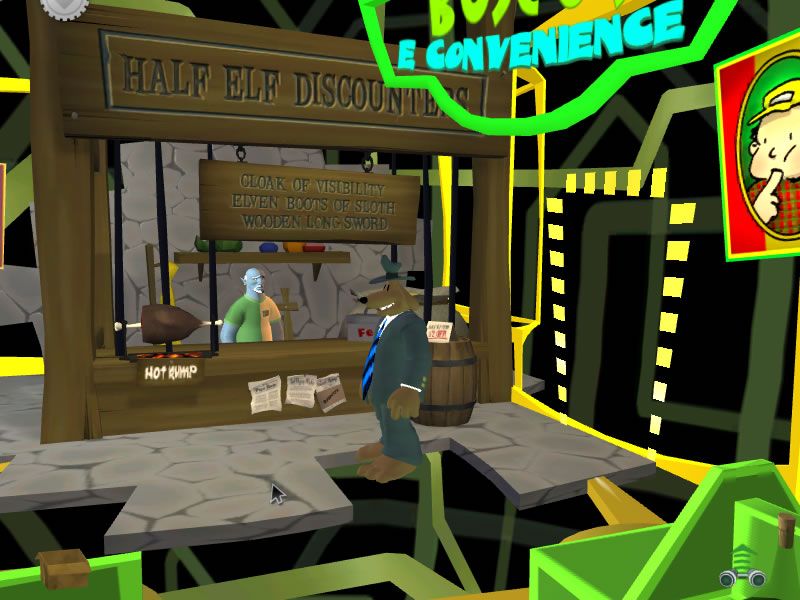Sam & Max: Episode 5 - Reality 2.0 (Windows) screenshot: Bosco's online store