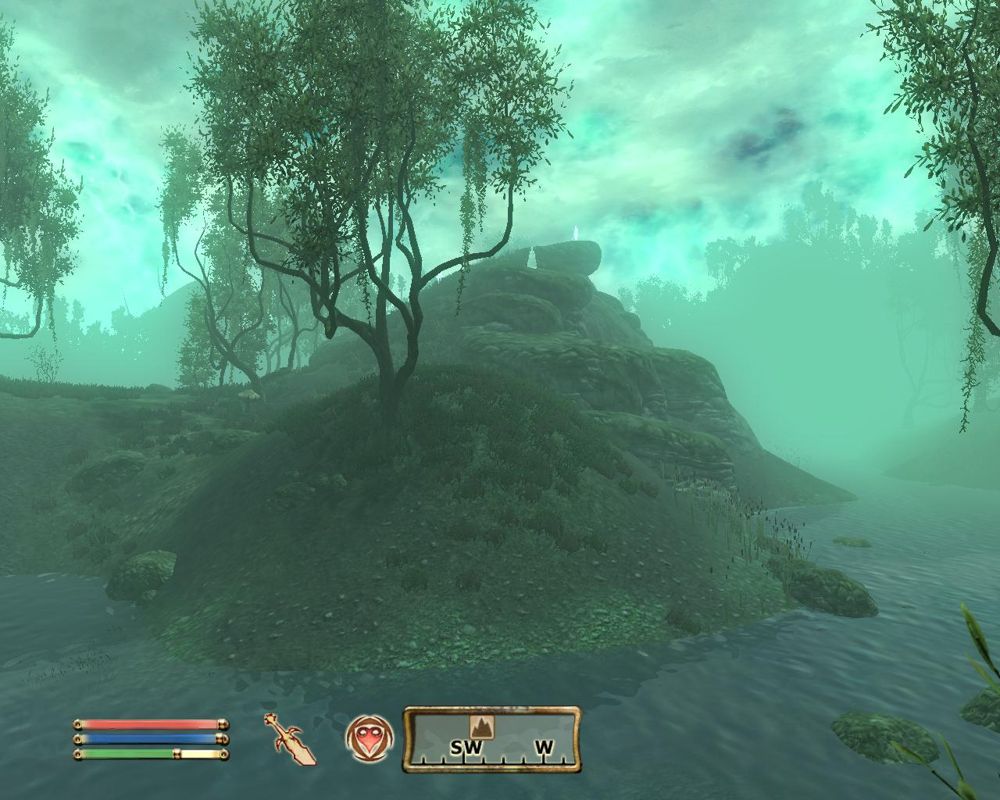 The Elder Scrolls IV: Shivering Isles (Windows) screenshot: The Hill of Suicides.