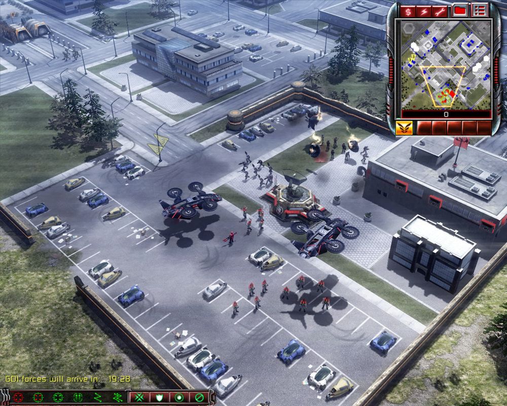 Command & Conquer 3: Tiberium Wars (Windows) screenshot: The reinforcements have arrived.