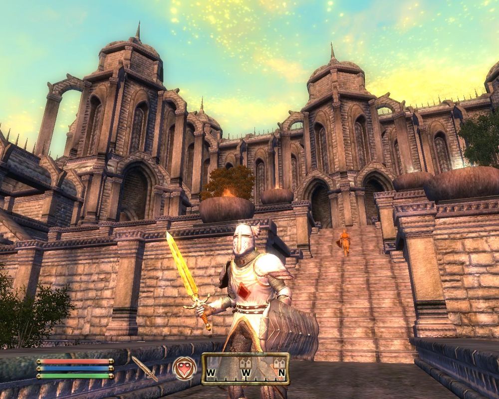 The Elder Scrolls IV: Shivering Isles (Windows) screenshot: The palace in New Sheoth