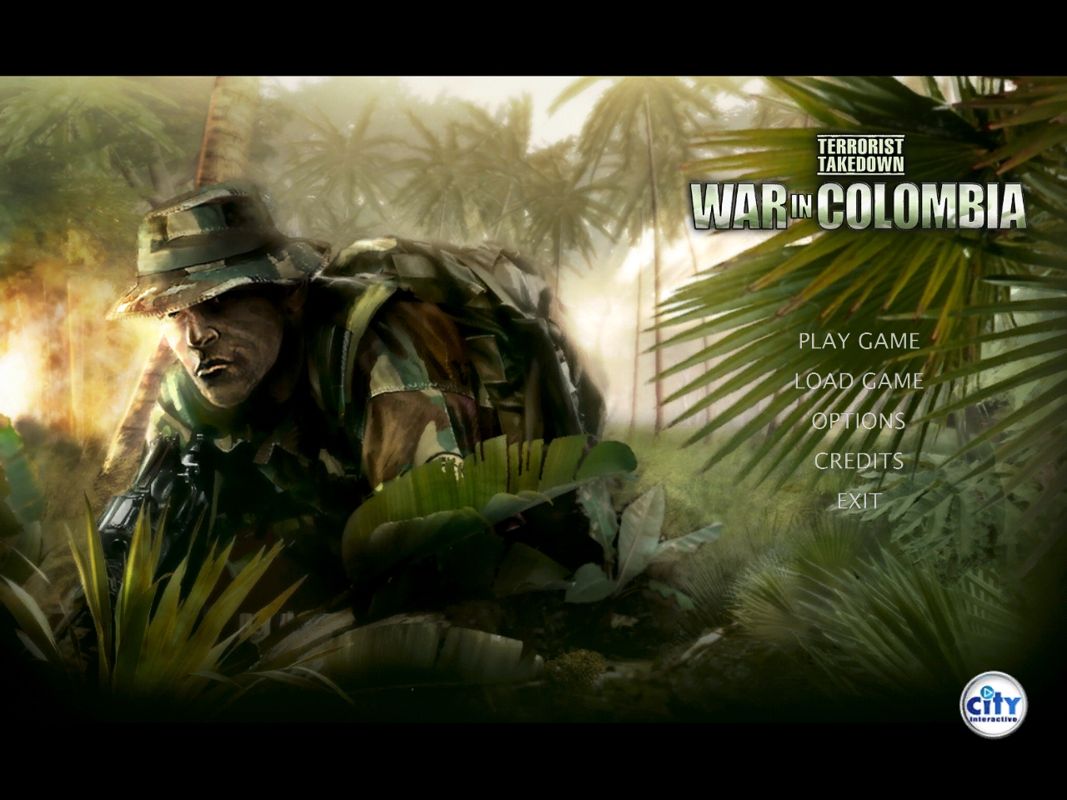 Terrorist Takedown: War in Colombia (Windows) screenshot: Main Menu