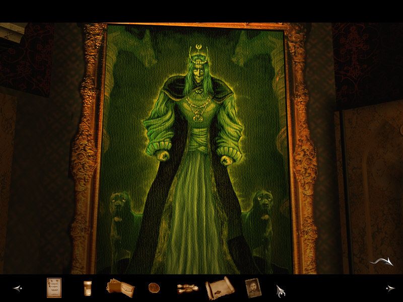 The Black Mirror (Windows) screenshot: That's what I want my family portraits to look like!